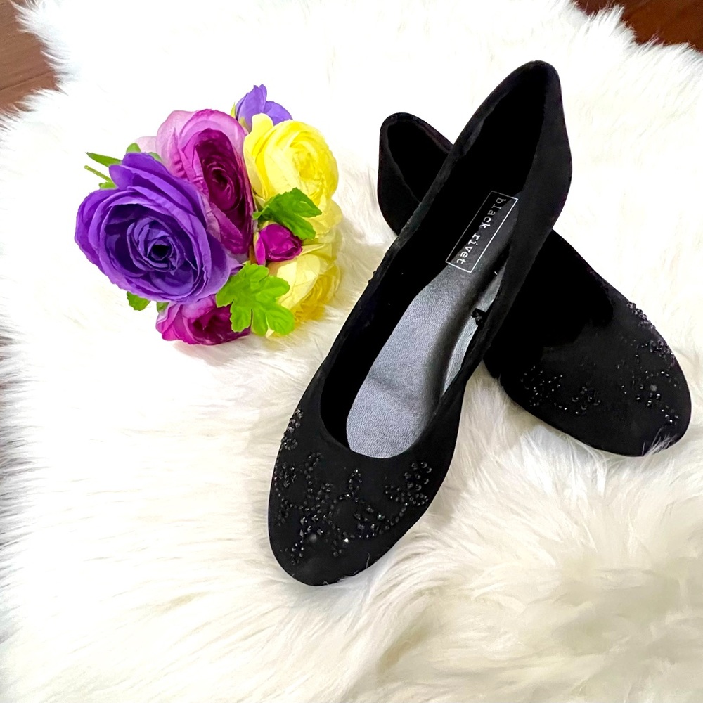 BLACK RIVER JENNA FLATS-RHINESTONES
